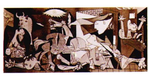 Painting by Picasso, poem by O' Cárthaigh, atrocity by Germany Remembered by Everybody 