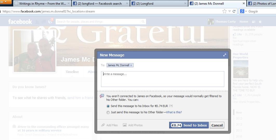 Blog – Facebook Are Charging – What Does This Mean for the Average Poet?