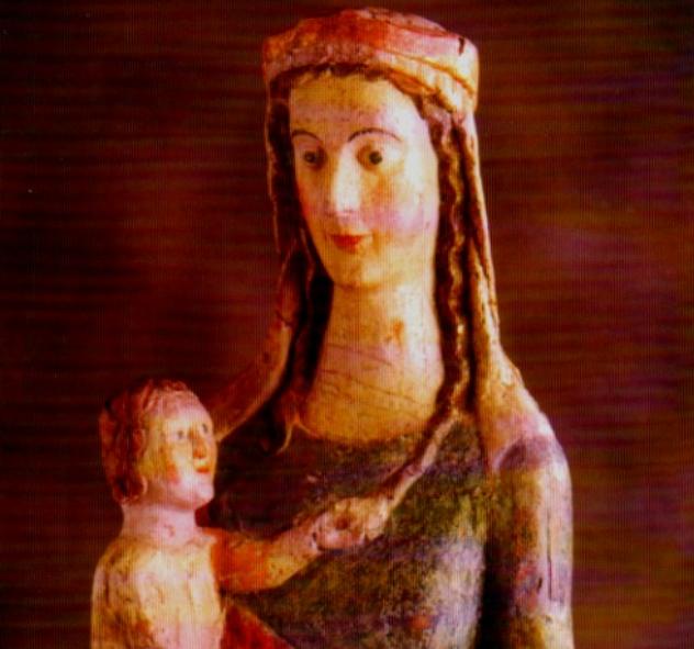 Our Lady of Clonfert is a bleeding statue from Ireland, found in a tree where it was hidden during a time in Ireland when zealots of the reformed faiths persecuted Catholics for their faith. It is an object of veneration in Ireland today. 