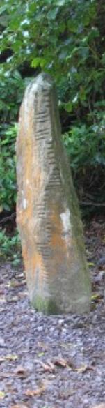 Ogam Stone - also spelt Ogham Stone