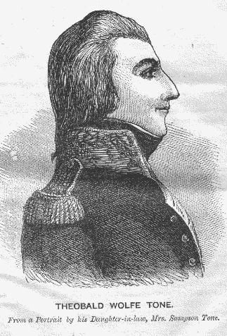 Thobald Wolfe Tone - 1798 Rebellion Leader