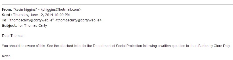 How excited I was to get this out of the blue email from Kevin Higgins, and find hes now against me after all to spite my pro life views!