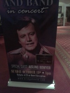 Tullamore Rhymers Club poster with Brendan Bowyer