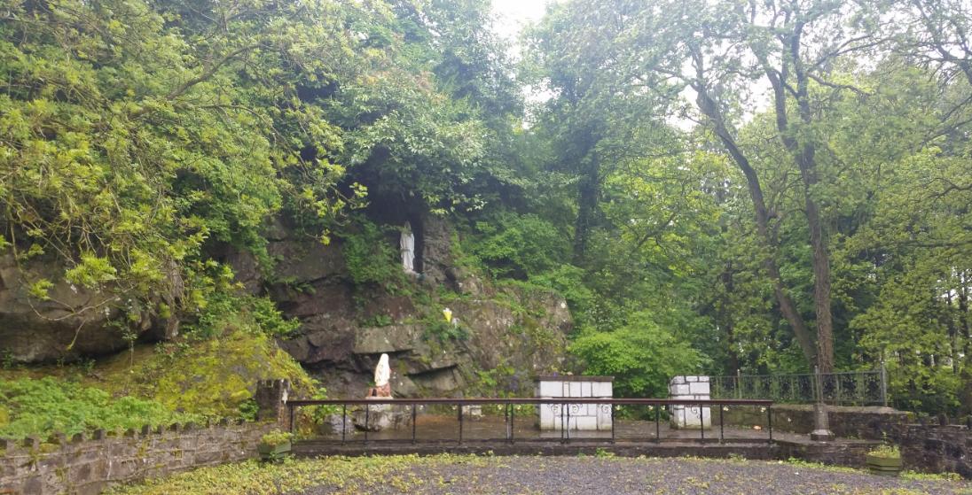 Grotto at Granard where Ann Lovett had her baby son that died after whom she passed away