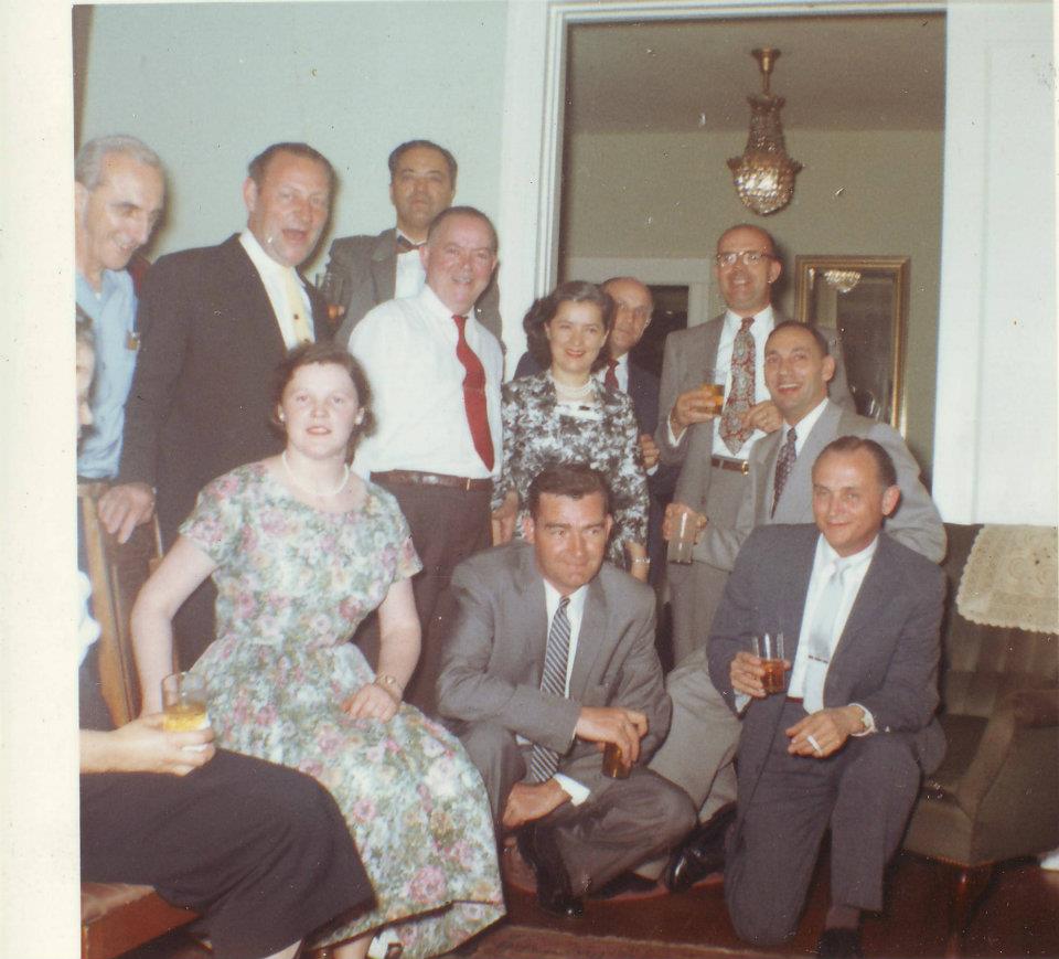 Mother in her workplace with her colleagues at the 1925 F Street Club, on 1925 F Street, Washington, USA.