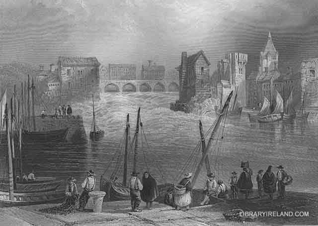 Claddagh in Galway. Image from Library Ireland - http://www.libraryireland.com/SceneryIreland/2-XI-2.php