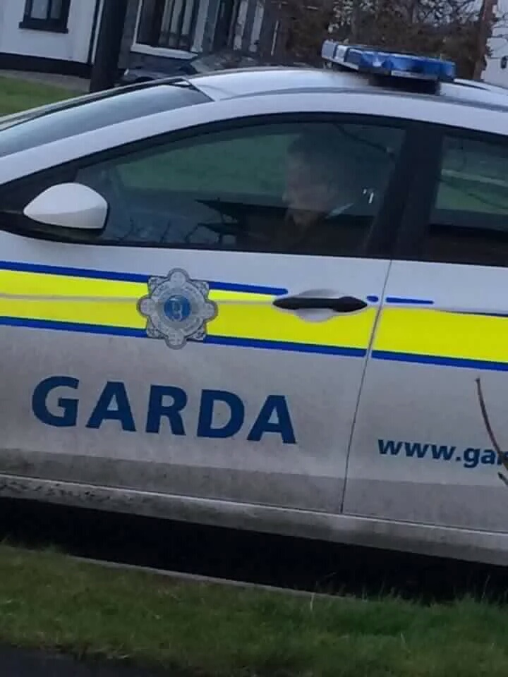 Fine Gael TD James Bannon in his own personal taxi in Ballymahon