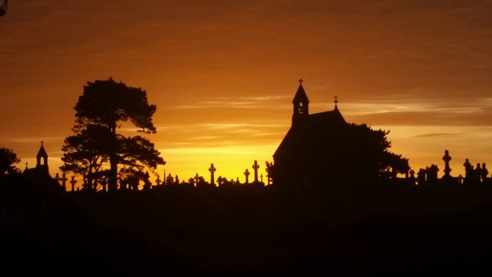 Remembering the dead as a result of repossessions and austerity... Pic: Bohermore Graveyard in Galway City