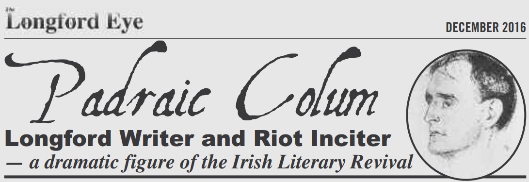 Masthead of "The Longford Eye" who first published this article based on the photo from Lalin Swaris