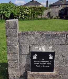 The burial site of the children in the Tuam Mother and Baby home