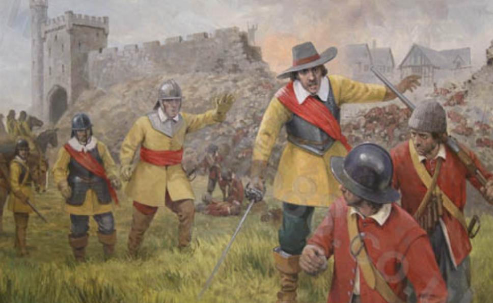 Siege of Clonmel 1650 - Original Painting by Graham Turner
