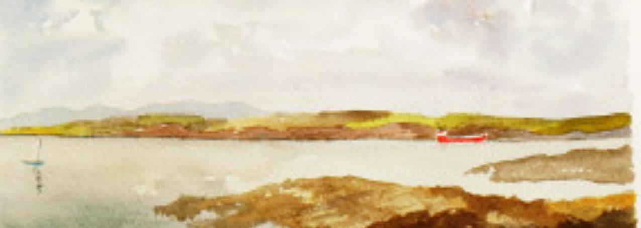 View from Hook Head - Detail of painting by Julian Lovegrove