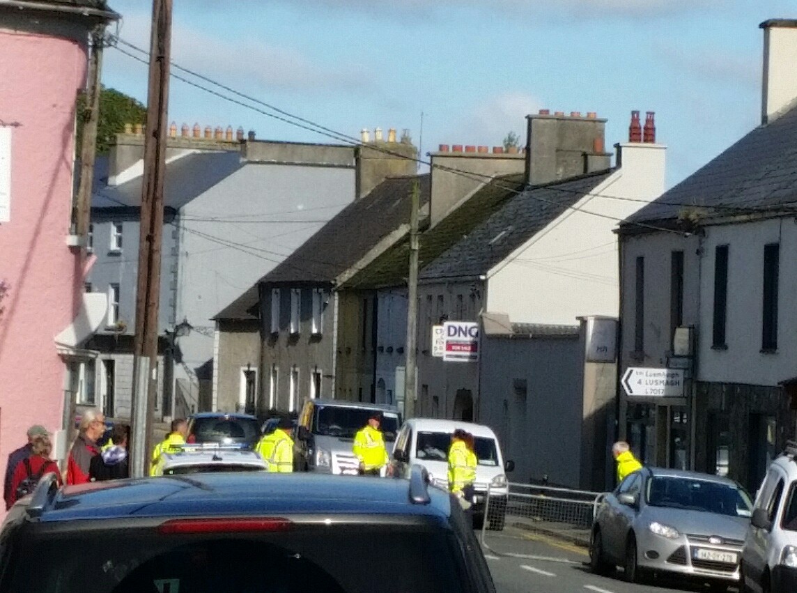 Checkpoints at the Crank House during the 2017 Banagher Horse Fair