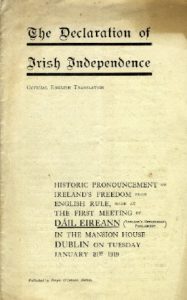 Irish Declaration of Independence - 21st of January 1919