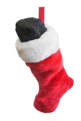 Coal in Stocking for the Bad Kids